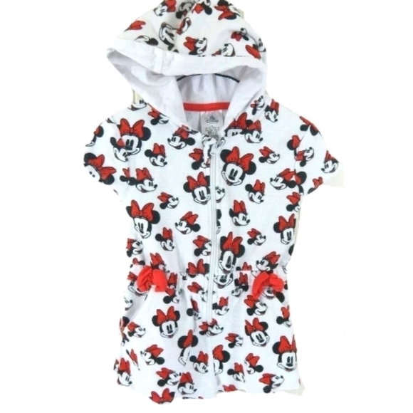 Disney Store Minnie Mouse Swim Cover Up Romper - Picture 1 of 3